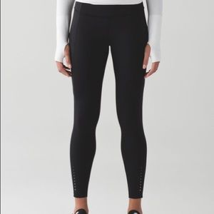 Lululemon Fast And Free 7/8 Tight in Black